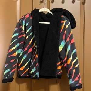 PINK Reversible Sherpa Hoodie